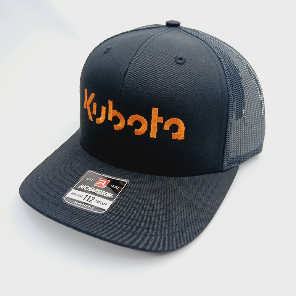 Kubota Black Richardson 112 Trucker Hat - Picture 3 of 4